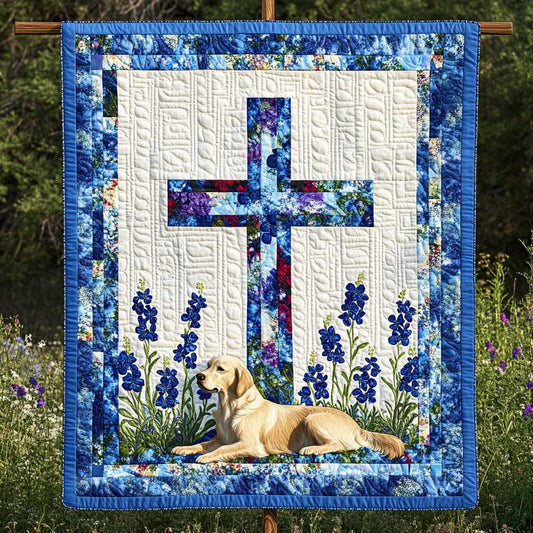 Dog And Cross In Harmony WN3009030CL Quilt