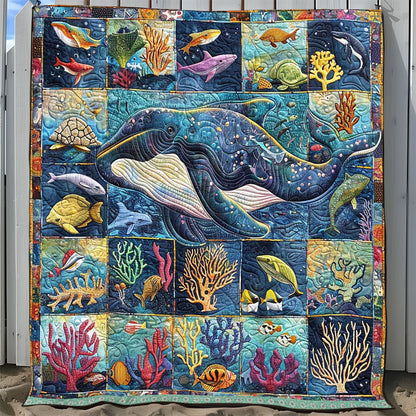 Whale Habitat WP0409056CL Quilt