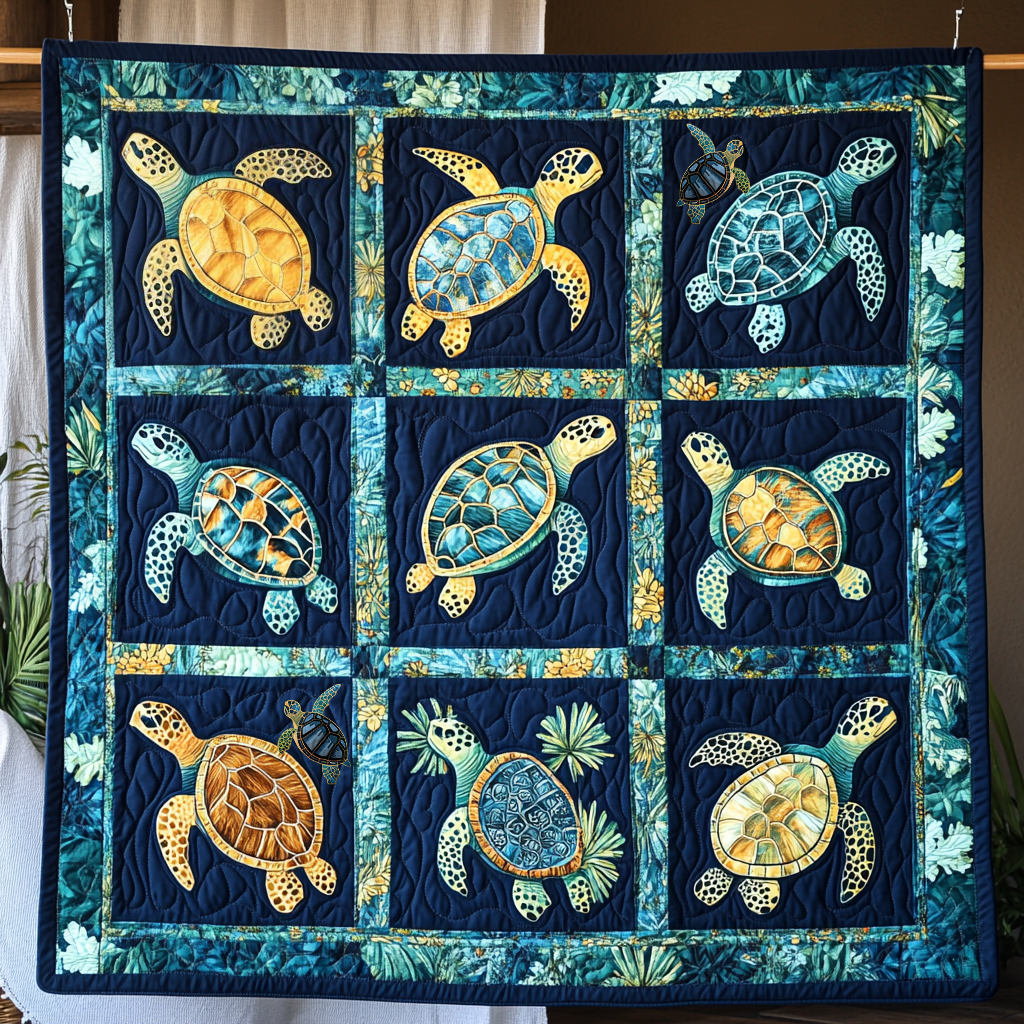 Sea Turtle Serenity XR0310014CL Quilt