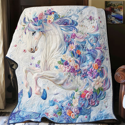 Flowers Magic Horse WY2810045CL Quilt