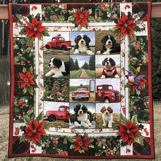 Bernese Mountain Truck Journey WN1410008CL Quilt