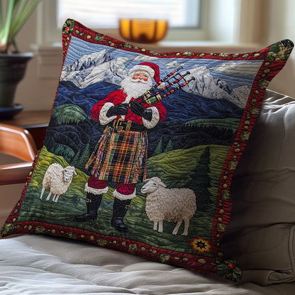 Scottish Santa Claus WY1012016CL Quilt Pillow Case