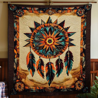 Chief Dreamcatcher Native American WP1612002CL Quilt