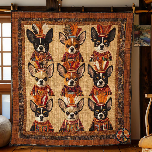 Tribal Chihuahua WN0411010CL Quilt