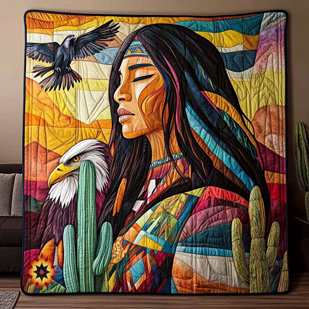 Native American Women WY1610020CL Quilt