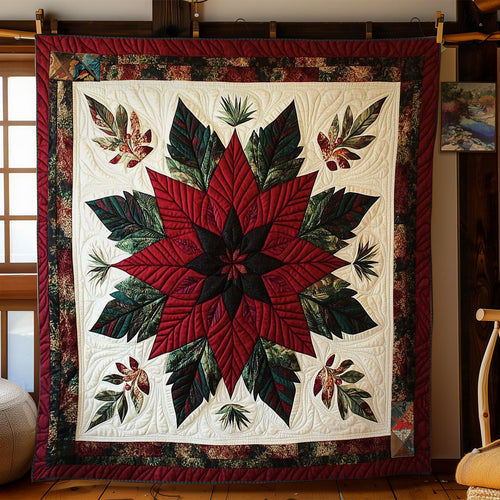 Sacred Poinsettia WN0111045CL Quilt