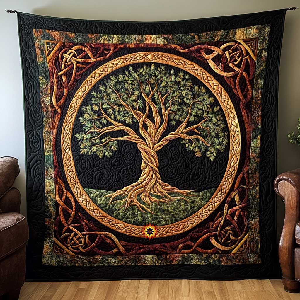 Forest Tree Of Life WP1911017CL Quilt