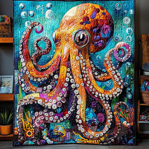 Octopus Colorful WX1211028CL Quilt