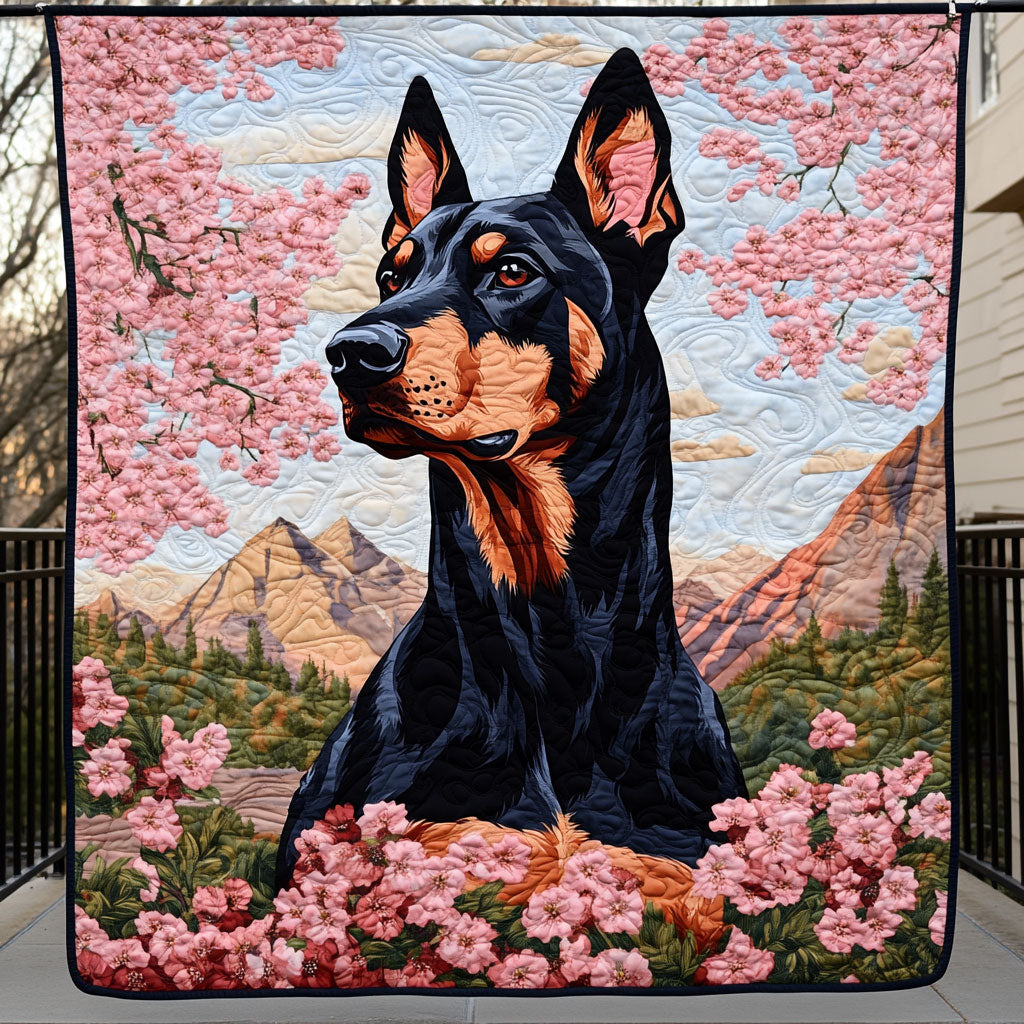 Doberman Pinscher WT0210010CL Quilt