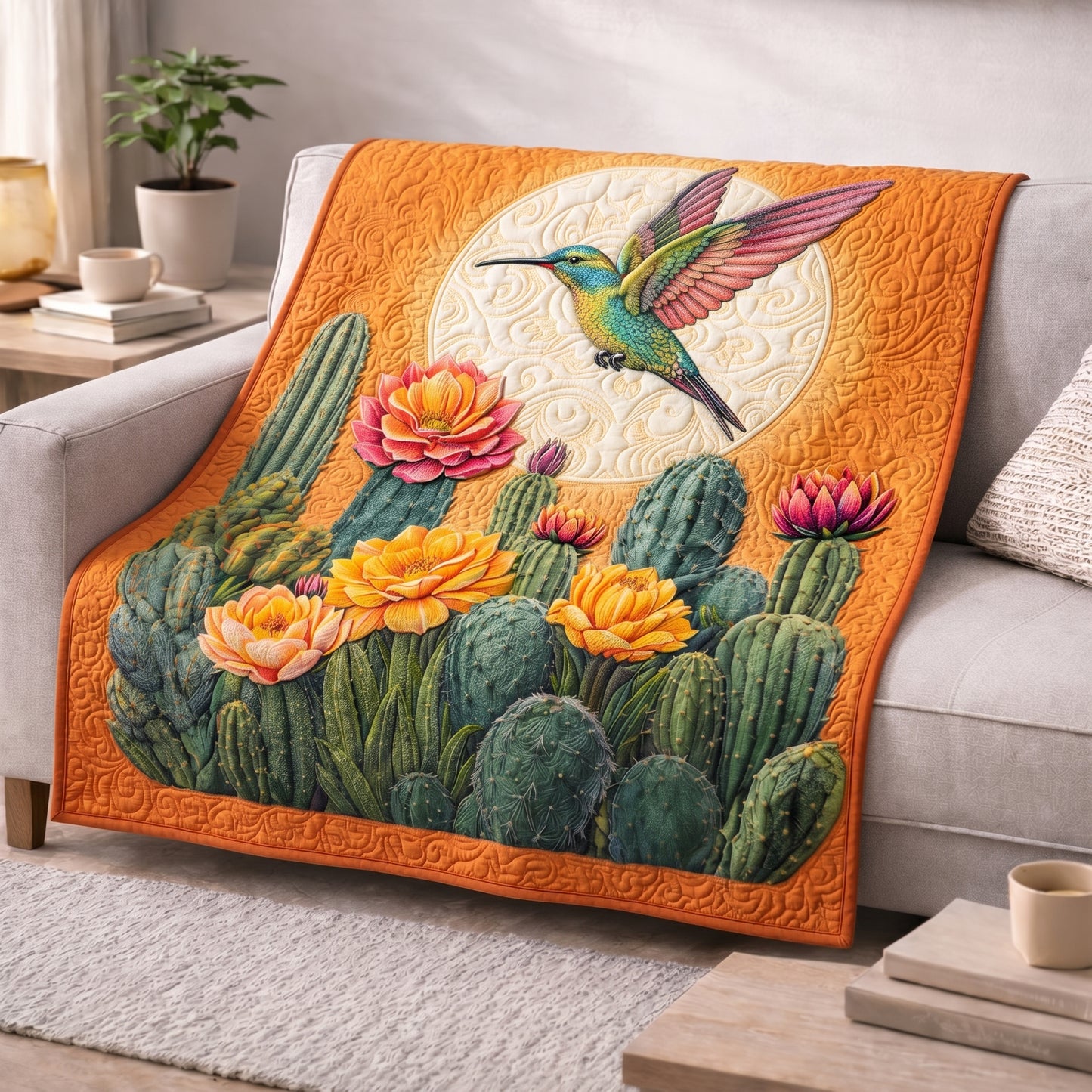 Desert Hummingbird XR1701002CL Quilt