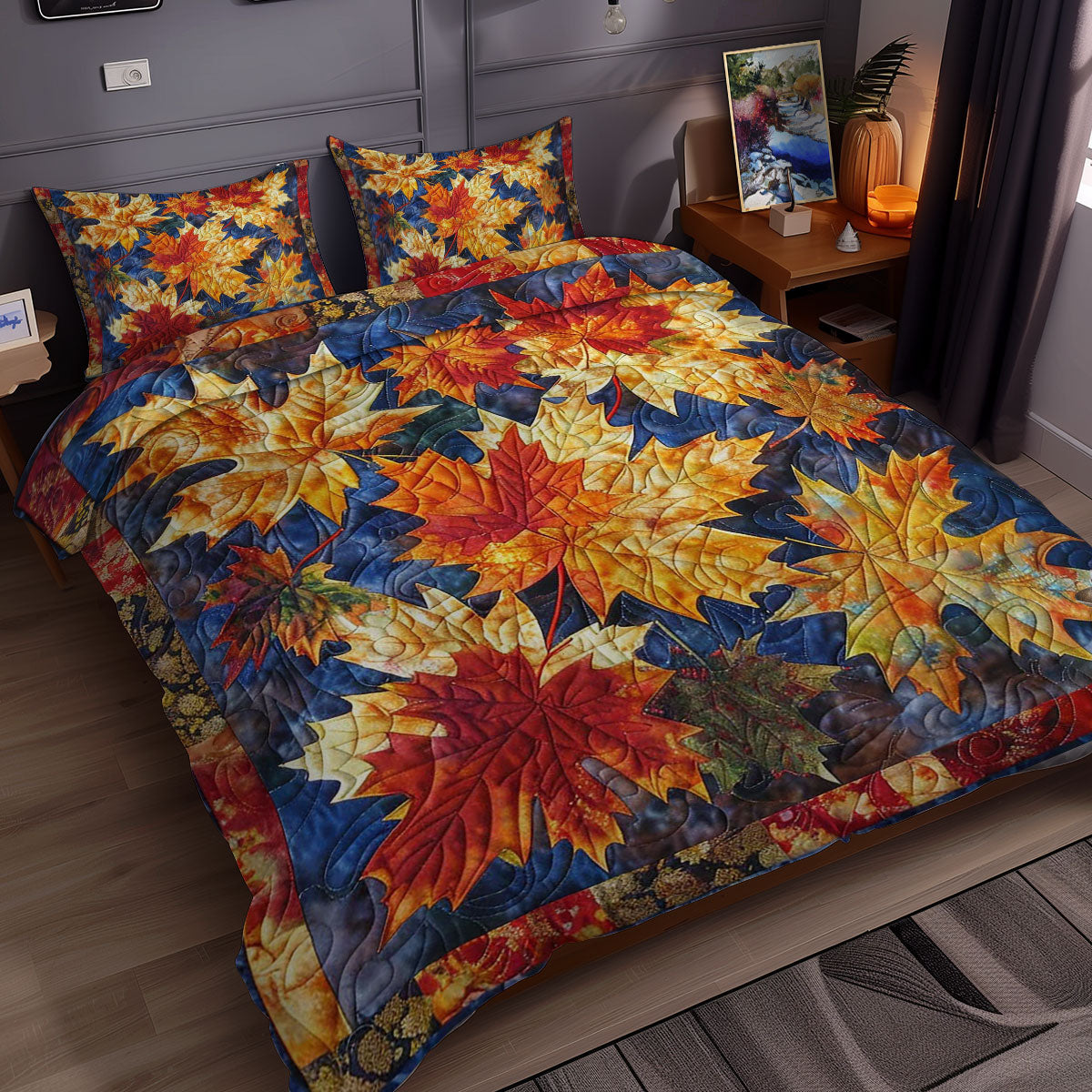 Autumn Maple Journey WN0310124CL Duvet Cover Set