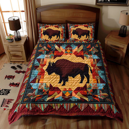 Native American Bison WJ0310029CL Duvet Cover Set