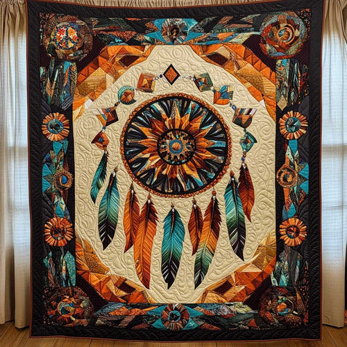 Dreamcatcher Symbol Native American WP1211011CL Quilt