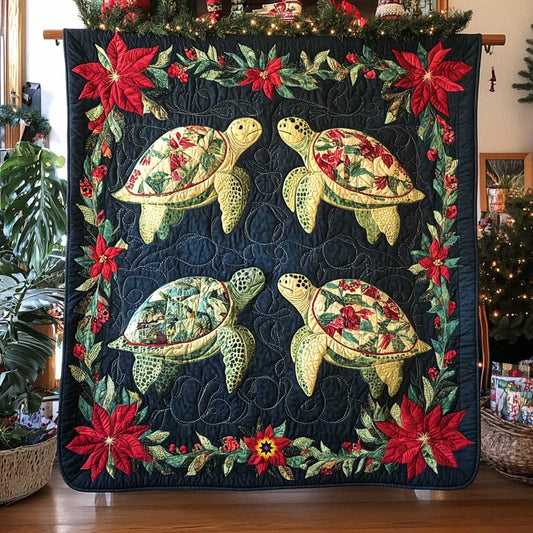 Christmas Little Turtle WP2211045CL Quilt