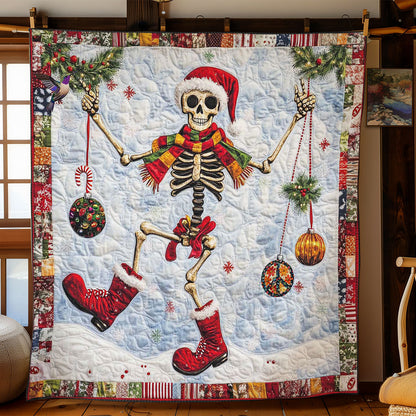 Jolly Skeleton Noel WN1112007CL Quilt