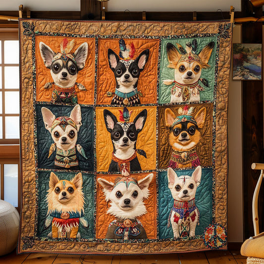 Tribal Chihuahua WN0411011CL Quilt