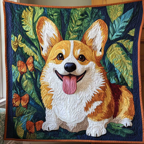 Cute Corgi WJ2609004CL Quilt