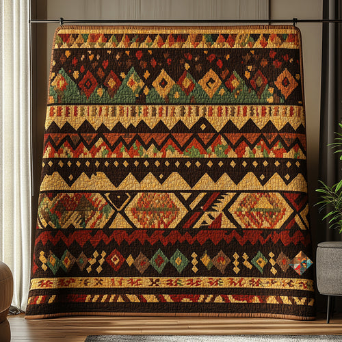 Native American Tribal Pattern WU3110062CL Quilt