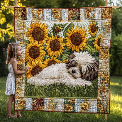 Shih Tzu Golden Rest WN2809062CL Quilt