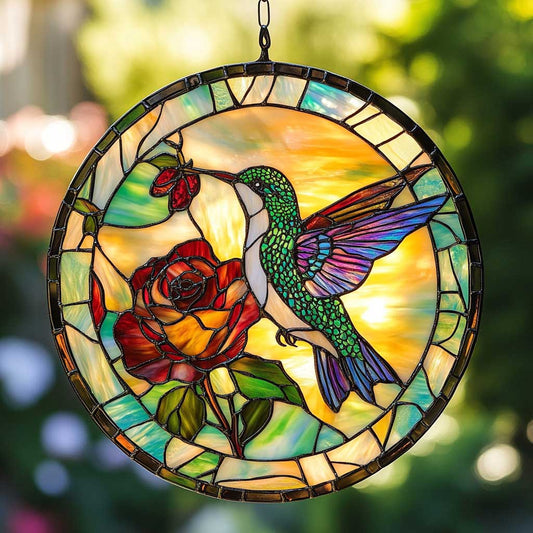 Mystic Hummingbird WN0402027CL Suncatcher