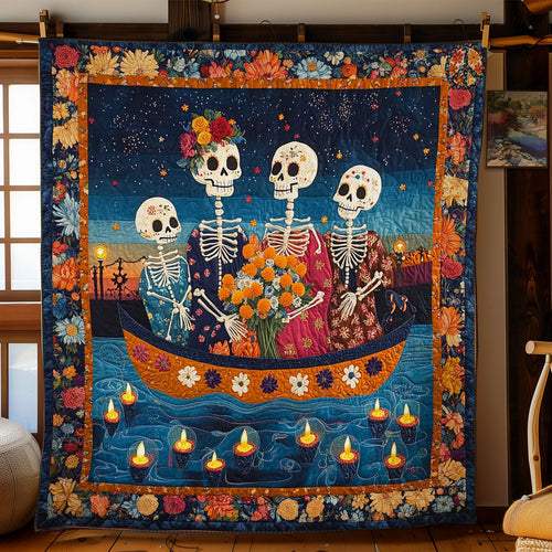 Skeleton Celebration WN0611026CL Quilt