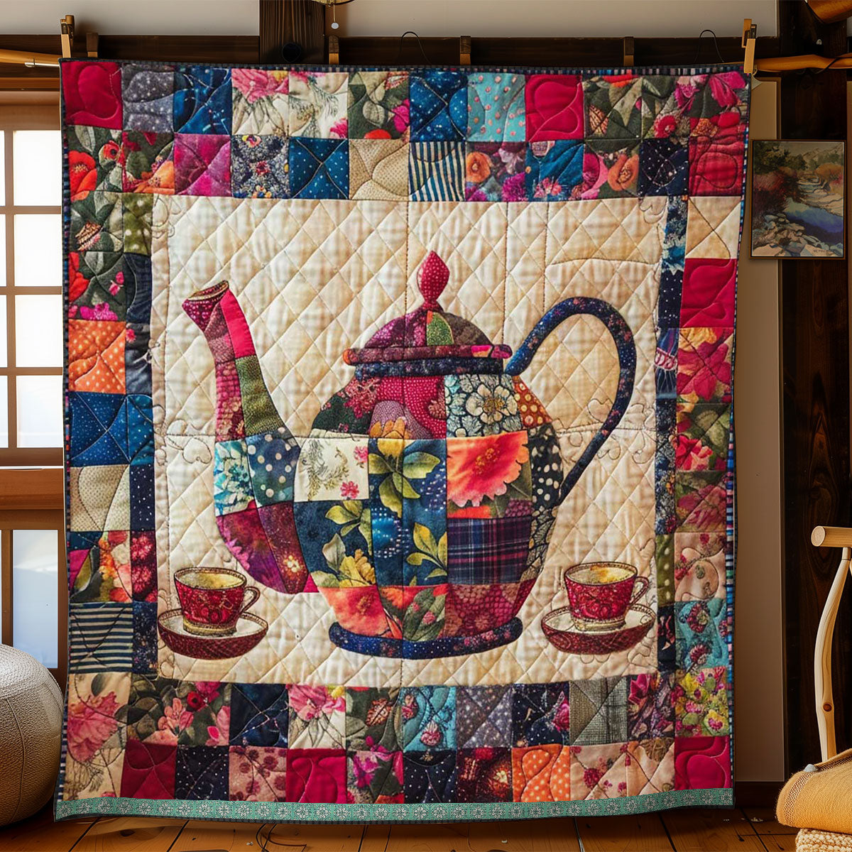 Patchwork Teaset WJ1109009CL Quilt