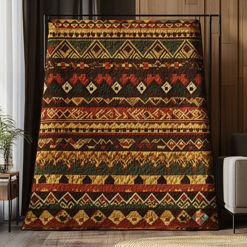 Native American Tribal Pattern WU3110064CL Quilt
