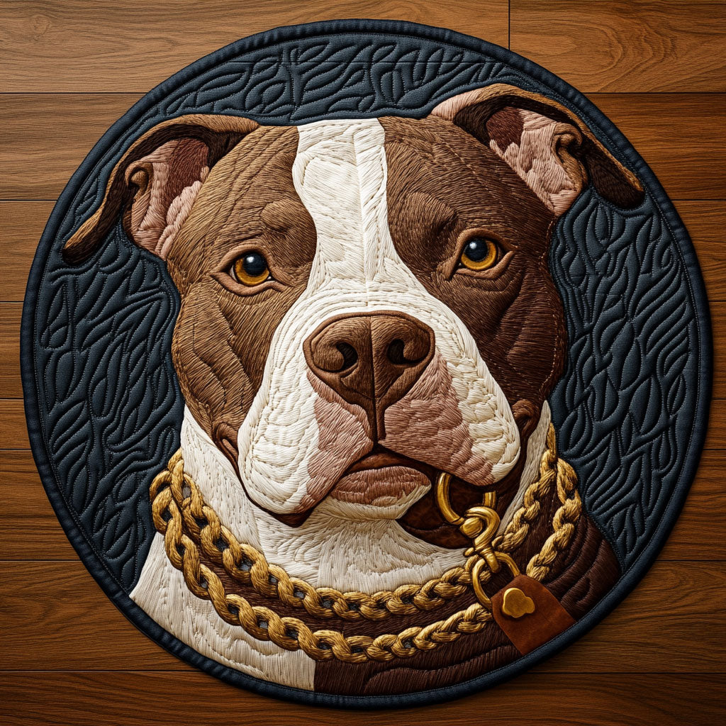 Holding Chain CP0505020CL Quilted Round Mat