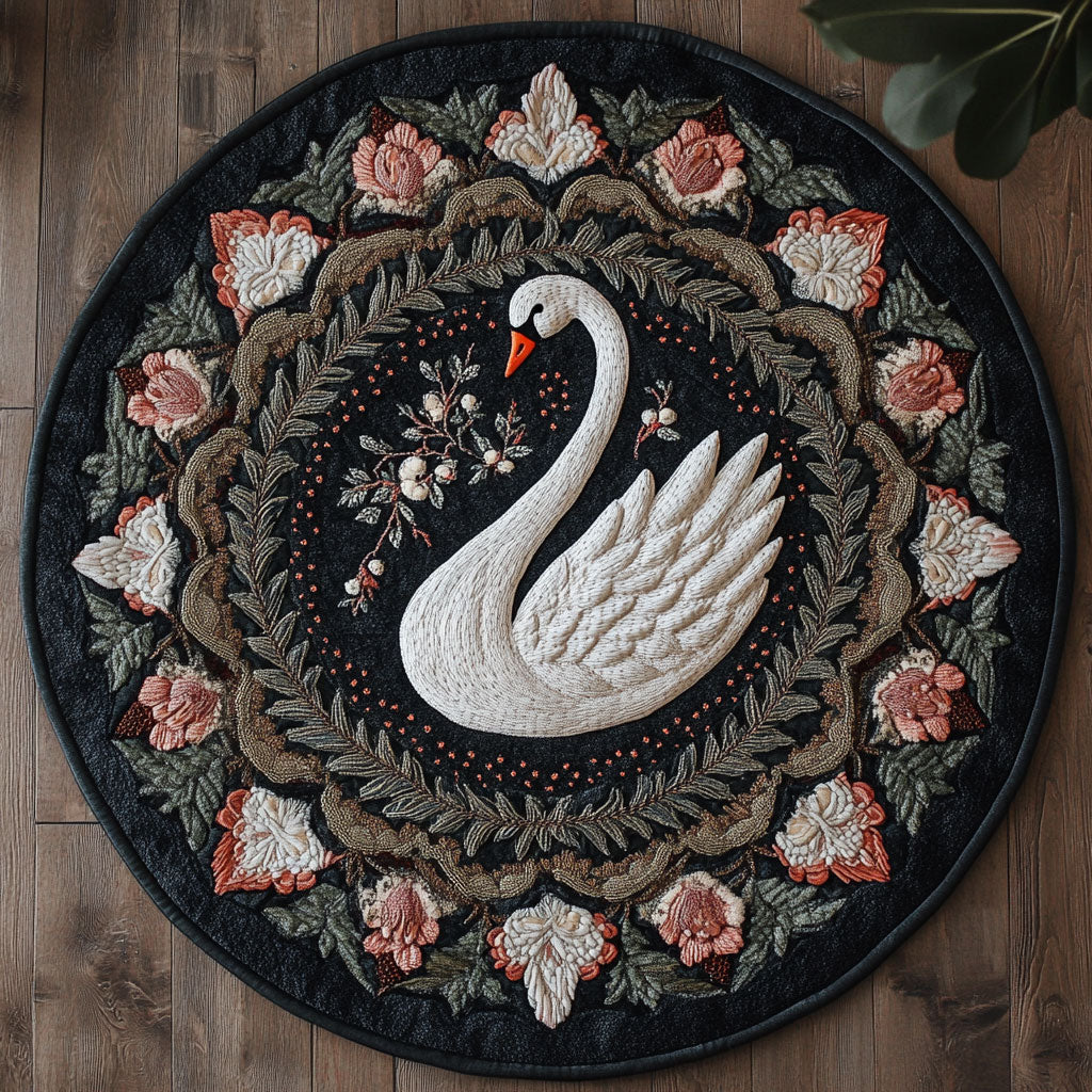 Eternal Elegance CP0705004CL Quilted Round Mat