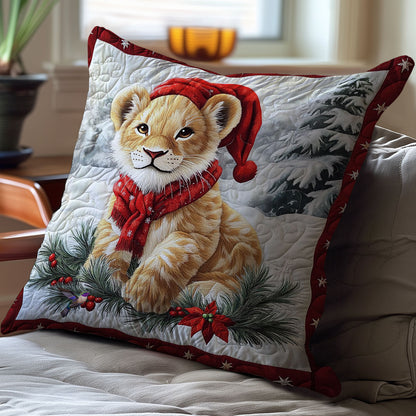 Santa Baby Lion WY0612102L Quilt Pillow Case