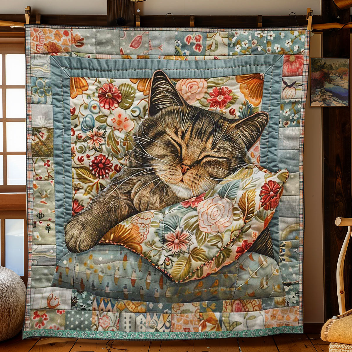 Sleeping Cat WJ2809019CL Quilt