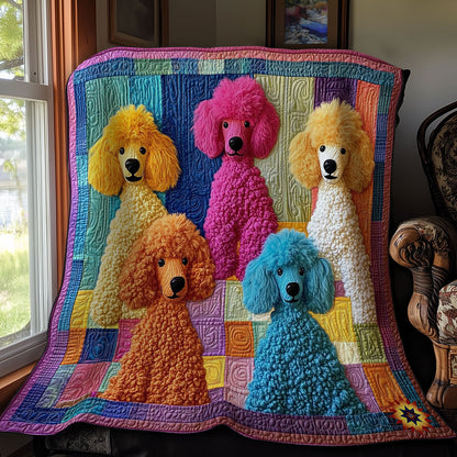Colorful Dog WY2611009CL Quilt