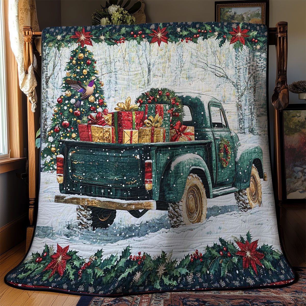 Merry Truck Journey WN2012024CL Quilt