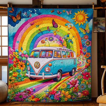 Hippie Van WY2511029CL Quilt