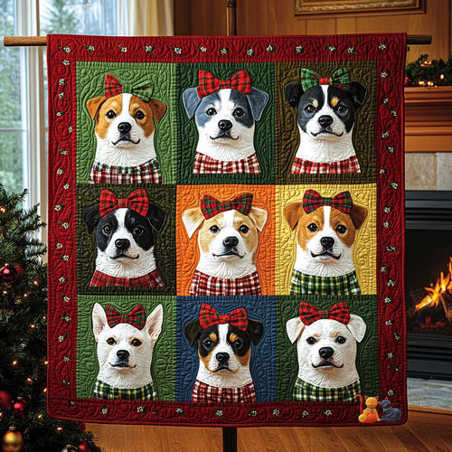 Dog Bow Elegance WN0110030CL Quilt