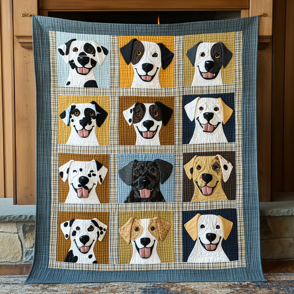 Dalmatian Joyful Spots WN2309009CL Quilt