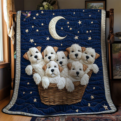 Westie Starry Night WN0811062CL Quilt