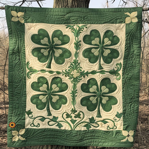 Irish Shamrock WJ0511014CL Quilt