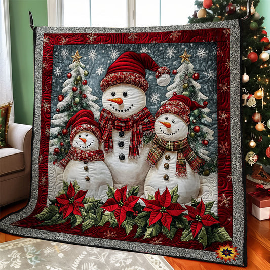 Santa Snowman WY2711045CL Quilt