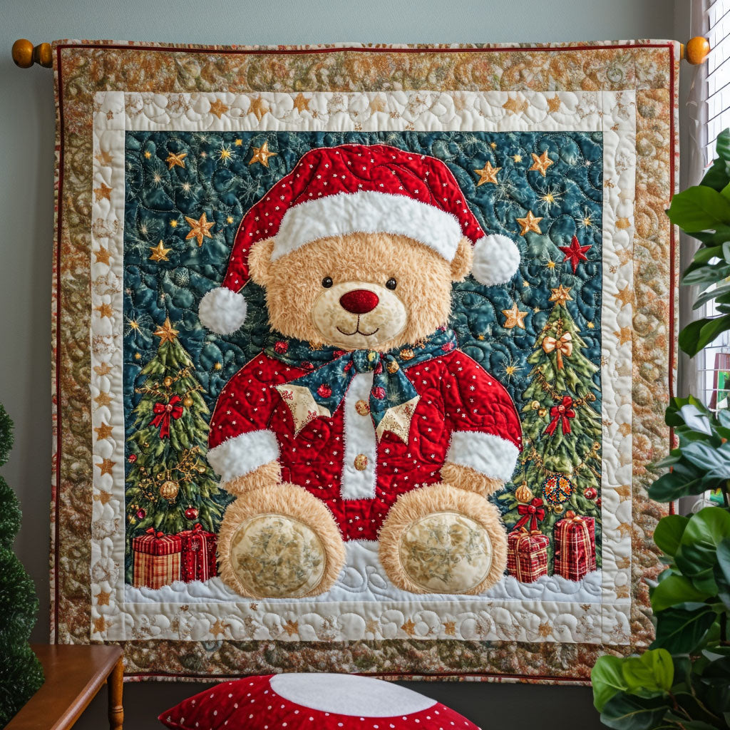 Christmas Bear WJ2111014CL Quilt