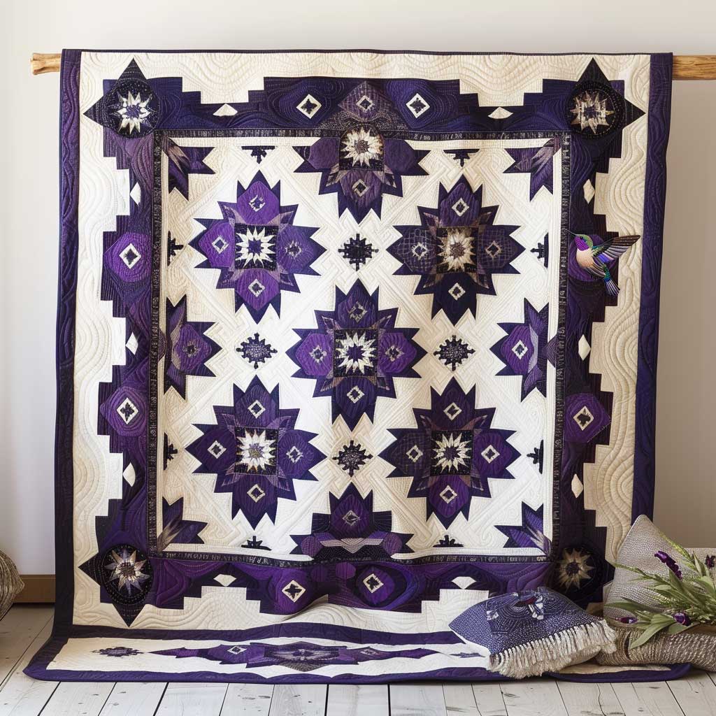 Native American Sacred Stars WN3010071CL Quilt