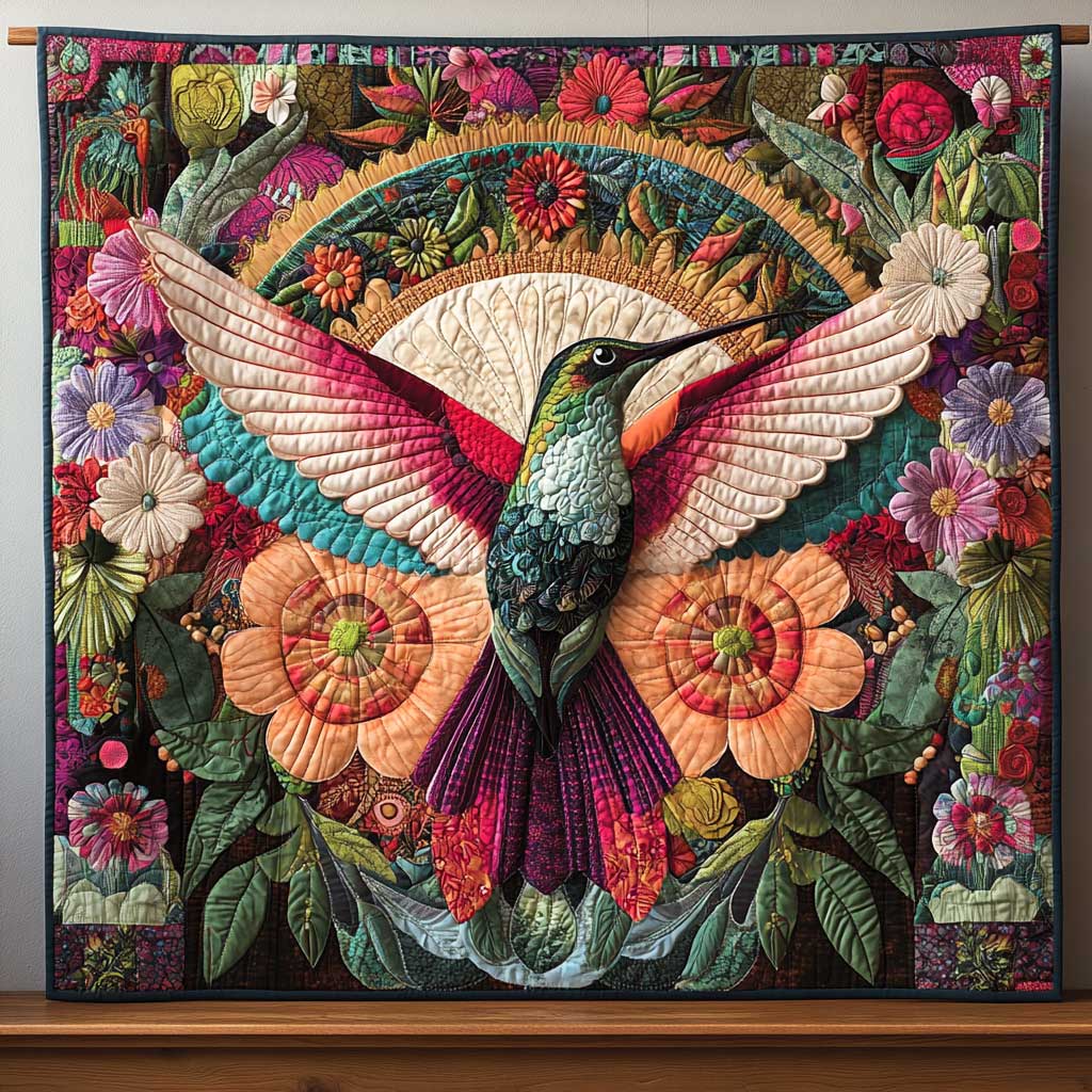 Hummingbird Glow WN2609003CL Quilt