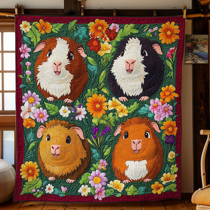 Flower Garden Guinea Pig WY1211043CL Quilt