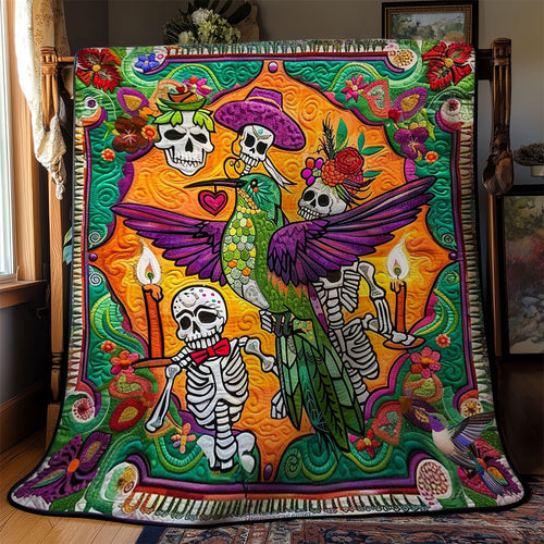 Hummingbird And Skeleton WN2110046CL Quilt