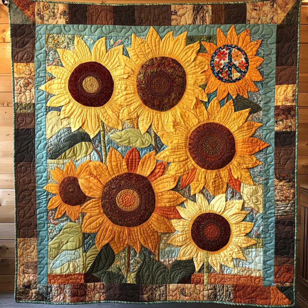 Sunflower Sunshine WN0711094CL Quilt
