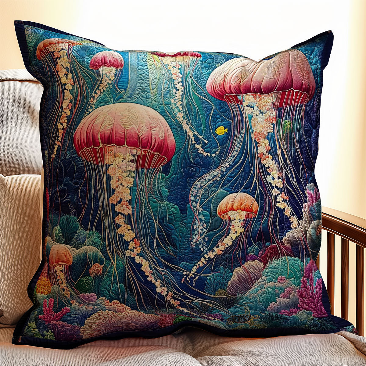 Jellyfish WY0412110CL Quilt Pillow Case