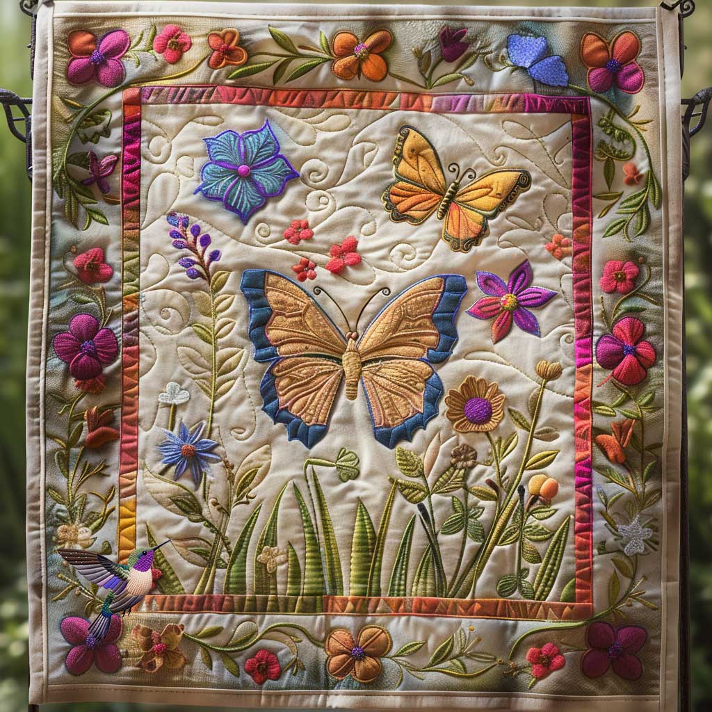 Elegant Butterfly WN1410005CL Quilt