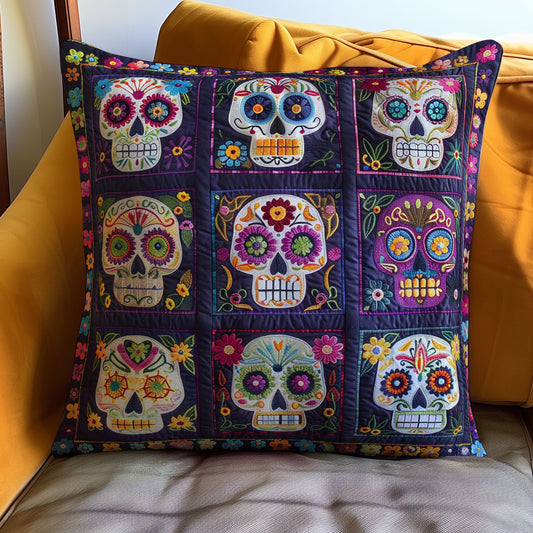 Calavera Sugar Skulls WJ2009036CL Quilt Pillow Case