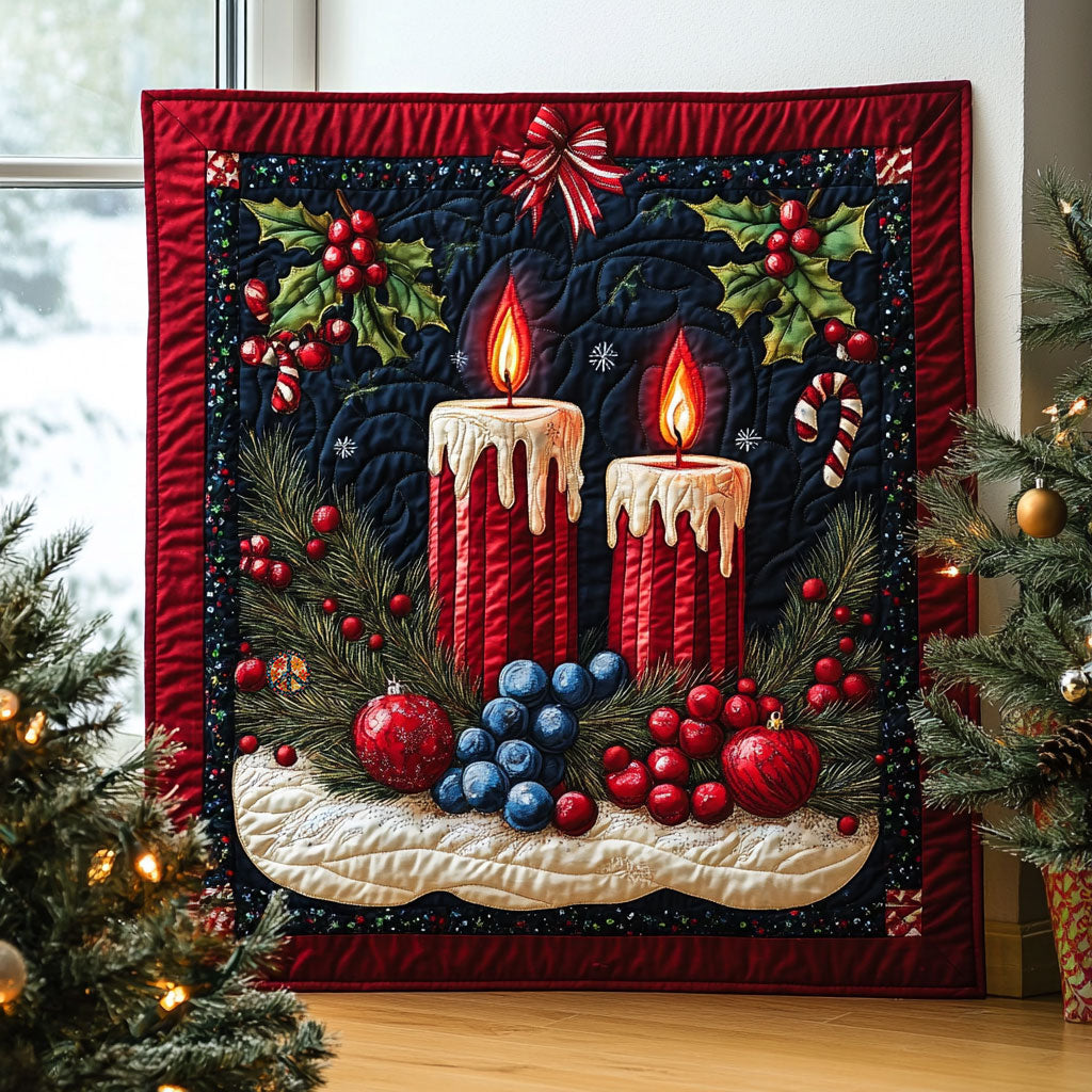 Christmas Candle WJ2111015CL Quilt