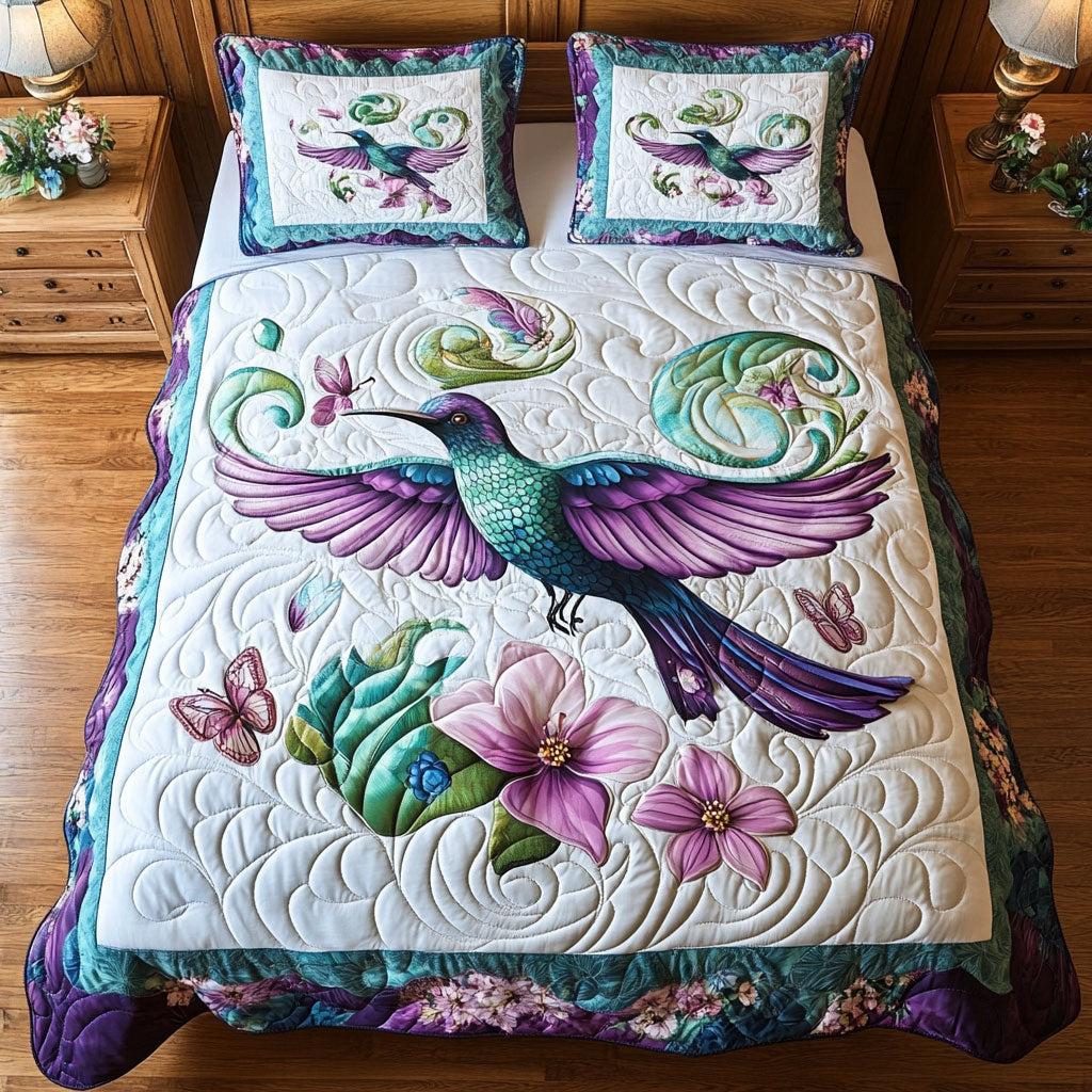 Hummingbird Flower WT2702008CL Duvet Cover Set
